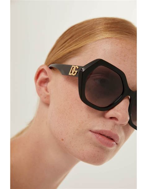 dolce gabbana hexagon sunglasses